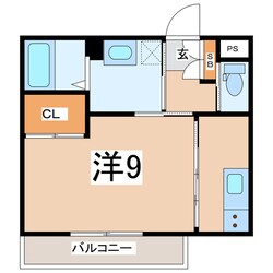 郡山駅 徒歩15分 1階の物件間取画像